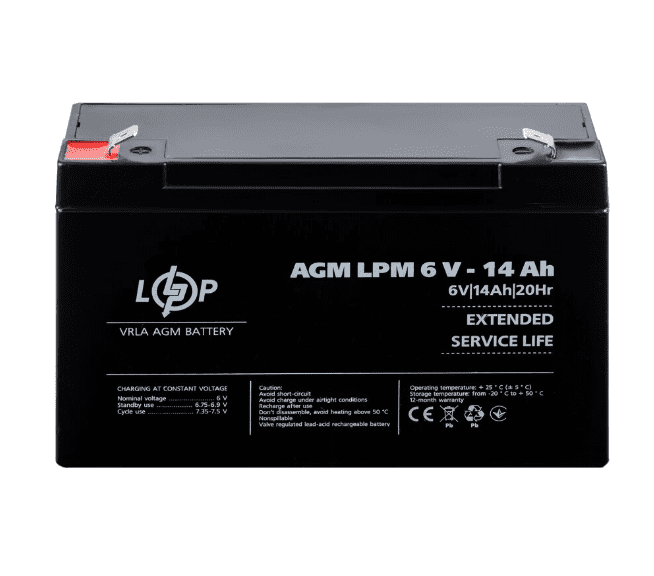   LogicPower AGM LPM 6V 14Ah (4160)
