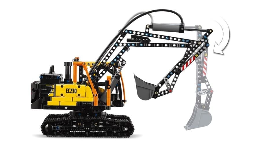 Конструктор Lego Technic Вантажівка Volvo FMX і Електричний екскаватор EC230 2274 деталі (42175)