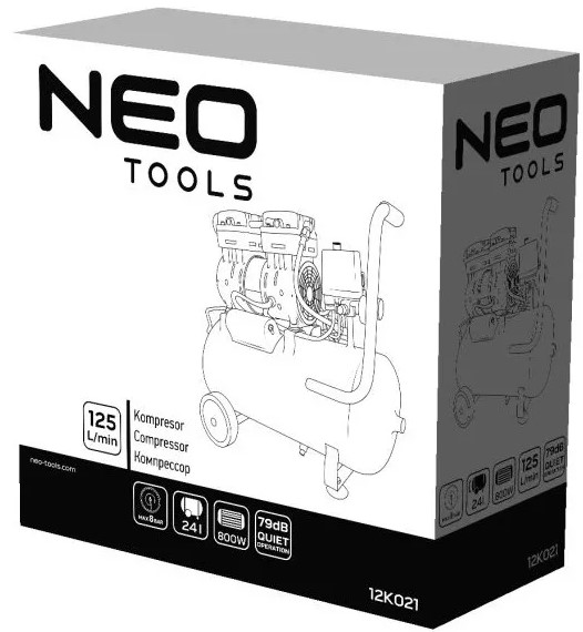   Neo Tools 12K021 800 24 125/ 8