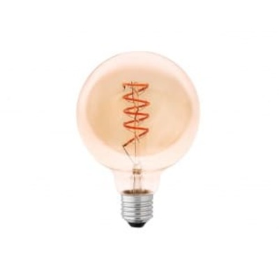 Світлодіодна лампа Delux Globe G95 5Вт E27 2200К amber spiral filament (90018166)