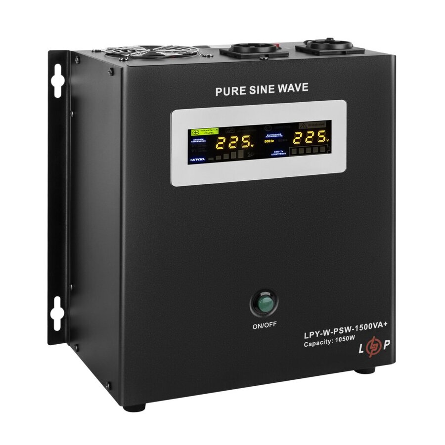 Джерело безперебійного живлення LogicPower 24V LPY-W-PSW-1500VA+1050Вт10A/15A