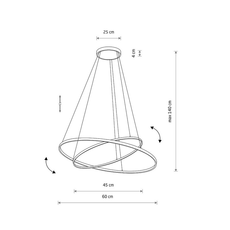    nowodvorski circolo led 4000k sh-45, 60 (10864)