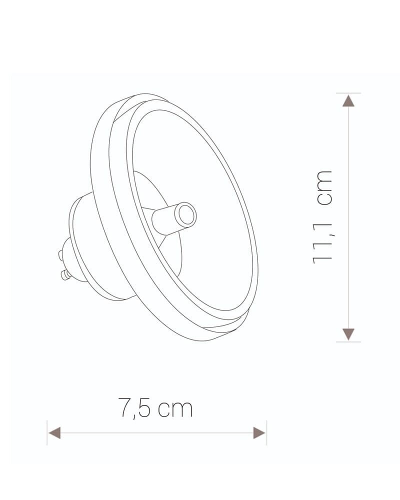   Nowodvorski Reflector Led COB 12W 4000K GU10 ES111 Angle 24 (9182)