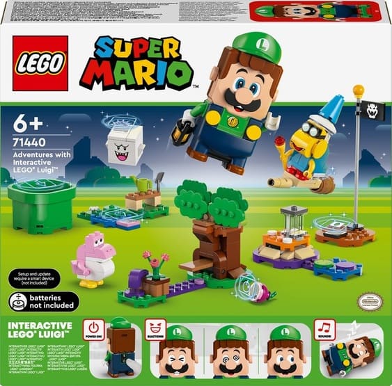 Конструктор Lego Super Mario Пригоди з інтерактивним Lego Луїджі 210 деталей (71440)