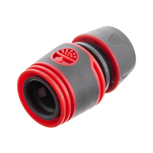 Конектор Intertool 1/2" з аквастопом для шлангу 1/2" (GE-1119)