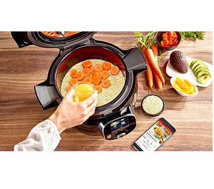 Мультиварка-скороварка Tefal Cook4me+ Connect CY855830