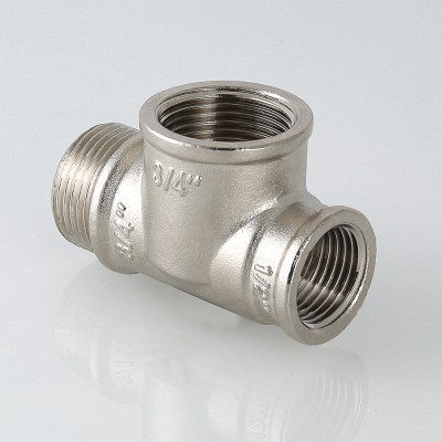 Тройник Valtec c переходом на наружную резьбу 1/2" вн.-вн.-нар. VTr.134.N.0004