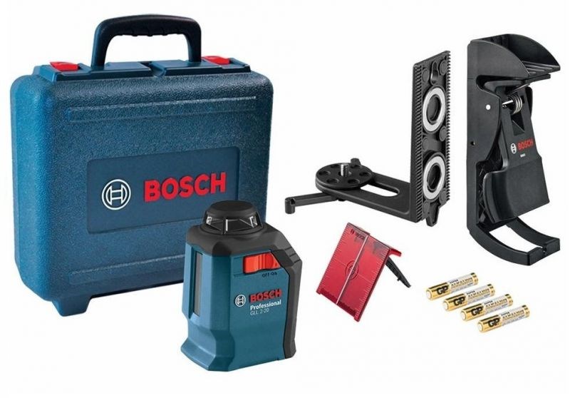 Нівелір лазерний Bosch GLL 2-20 + BM3 + кейс (0601063J00)