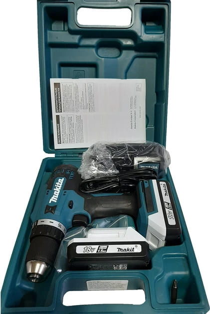 Шуруповерт акумуляторний Makita DF488DWE