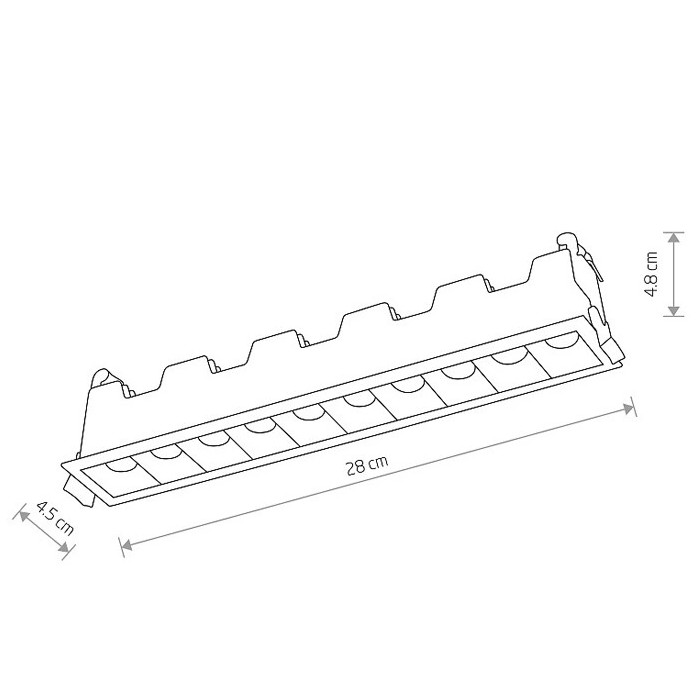   nowodvorski mini led white 20w 4000k (10046)