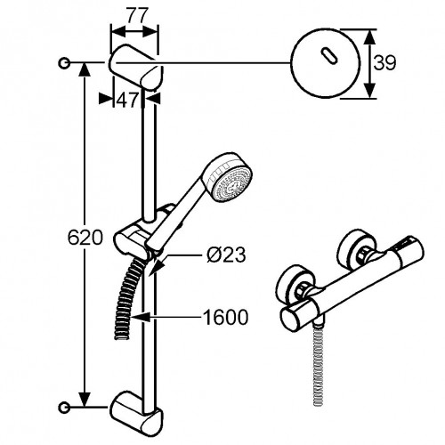   Kludi Zenta Shower Duo (605760500)