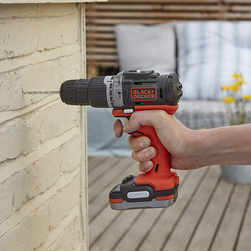 Дриль-шуруповерт ударний акумуляторний BLACK+DECKER BDCHD12S1