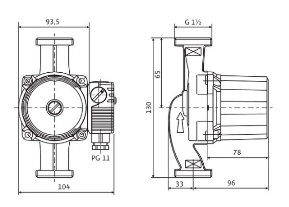 Насос циркуляційний Wilo Star-RS 25/6-130 (4033782)