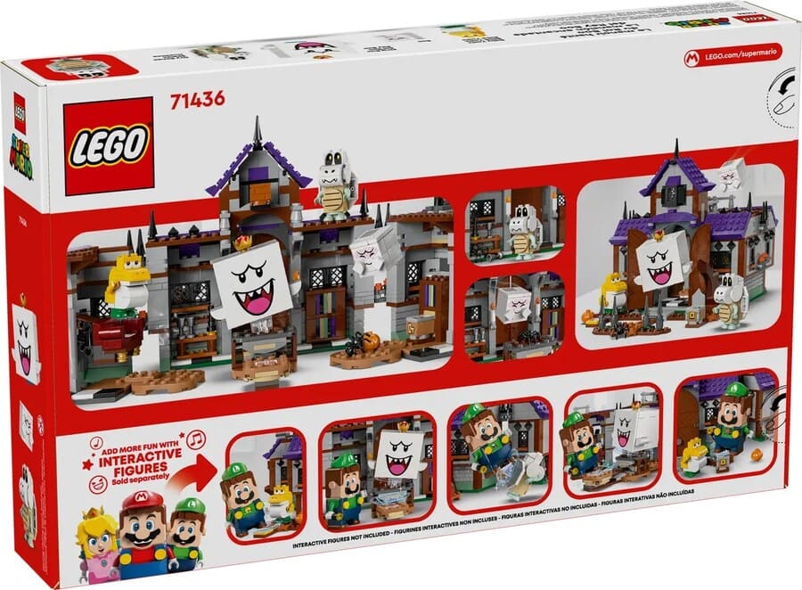 Конструктор Lego Super Mario Садиба з привидами Бу-короля 932 деталі (71436)