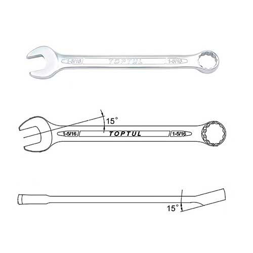    Toptul 1/4" - 1-1/4" 16 (GBAA1604)