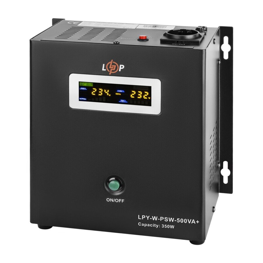 Источник бесперебойного питания LogicPower 12V LPY-W-PSW-500VA+350Вт5A/10A