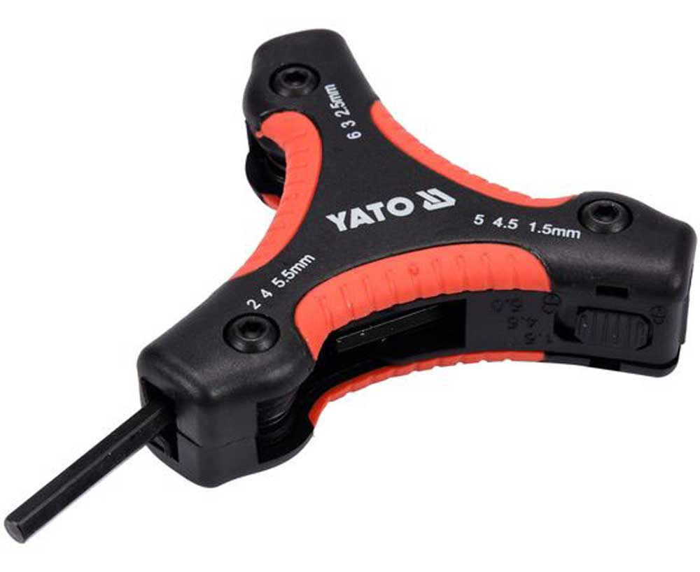 Набір ключів шестигранних YATO HEX H1,5-H6 TORX T9-T40 26шт (YT-05644)