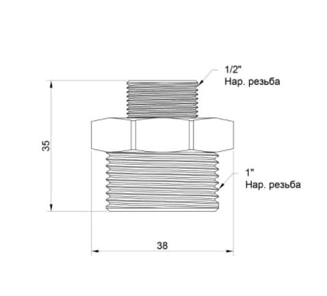  Icma 1211 1/2"1"  (811211ADAF06)