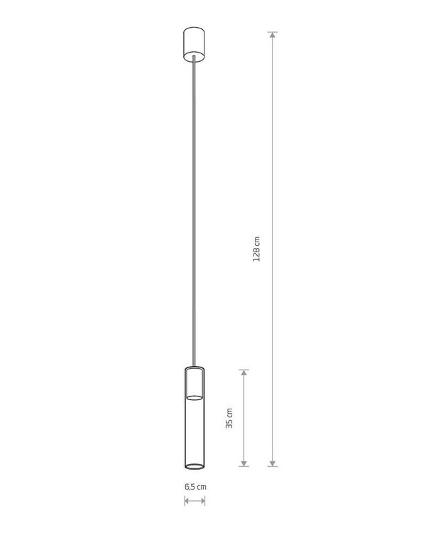    nowodvorski cylinder black l (7864)