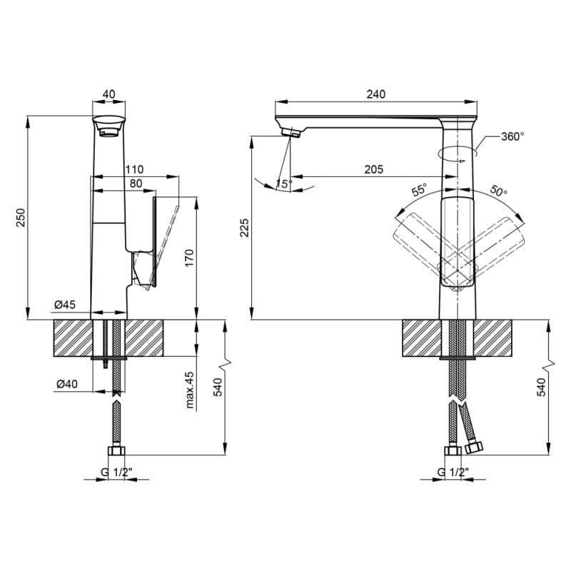    Qtap Lodenice QTLOD9031102FC