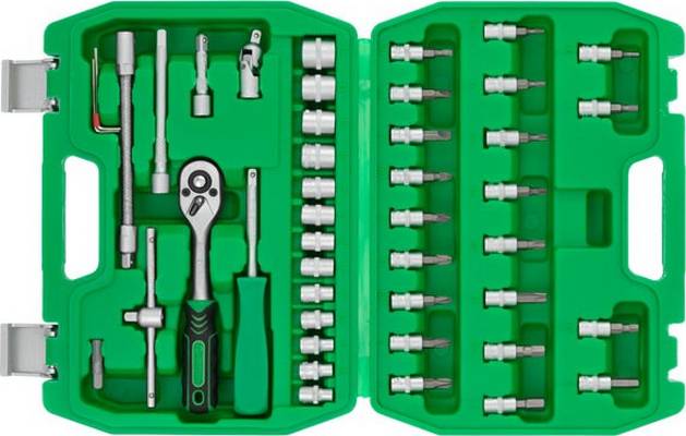 Комплект інструментів Intertool 46 предметів (ET-6046)