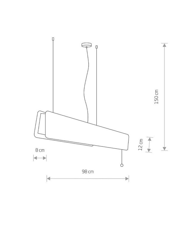    nowodvorski oslo led smoked oak 90 (7522)