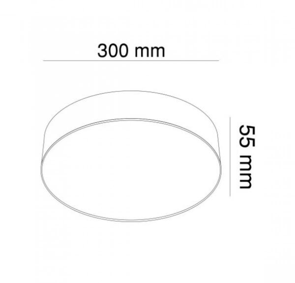 Фото точечный накладной светильник kloodi kd-monza300 36w 4к bk ip44