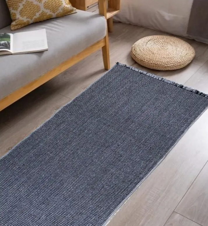 Фото ковер izzihome naturel rug anthracite 120x180см (201akan004197)