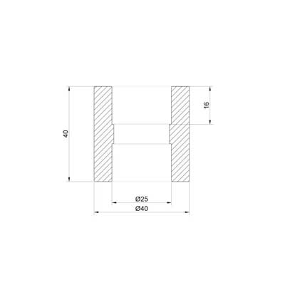  Alfa Plast PPR 25 (APCOUP25XXX)