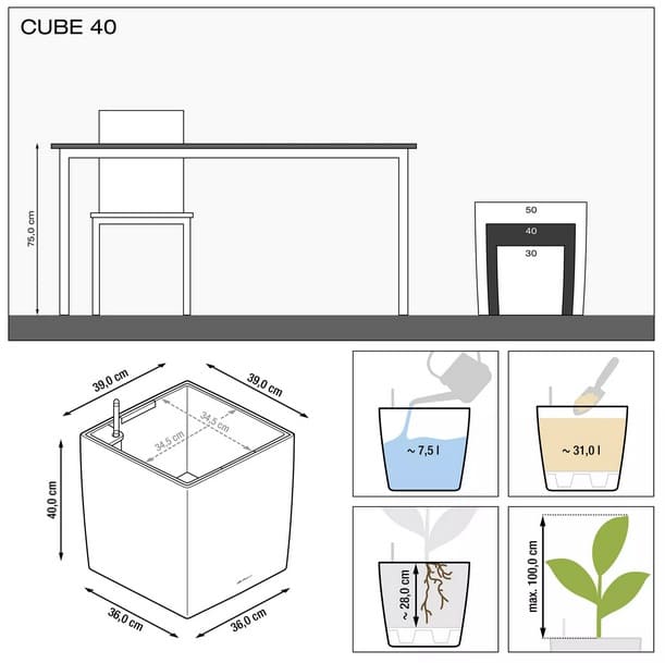    lechuza cube premium 40   31 (16360)