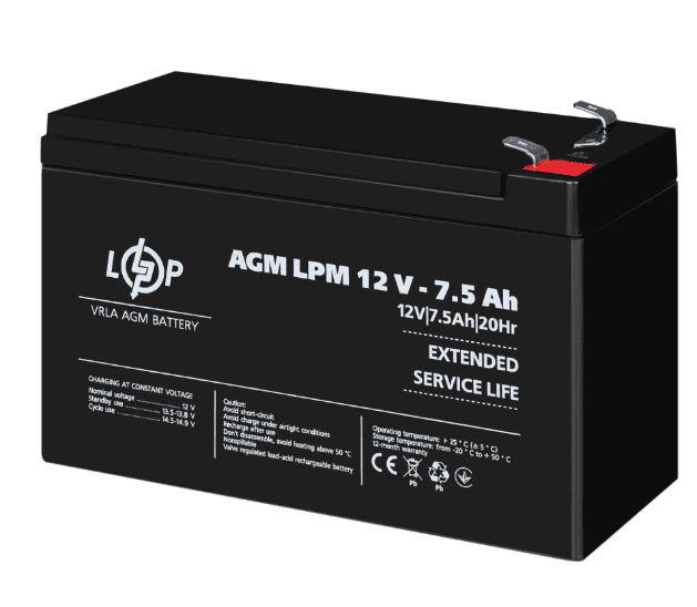   LogicPower AGM LPM 12V 7,5Ah (3864)
