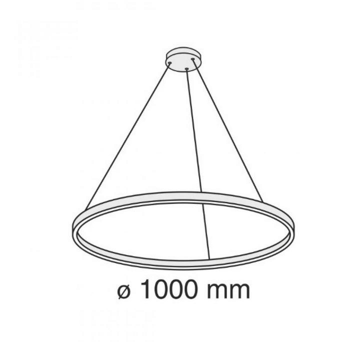   KLOODI CIRCLE2830 PE1000 4K WH 50W