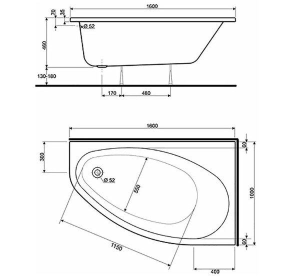   Kolo Elipso 160x100   (XWA0660000)