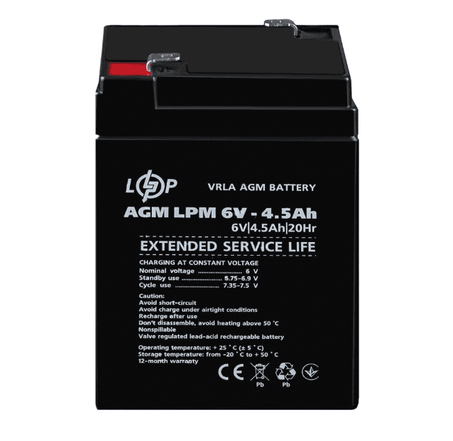   LogicPower AGM LPM 6V 4,5Ah (3860)