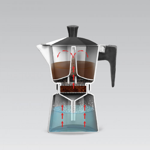    maestro espresso moka 150 (1666-3-black-mr)