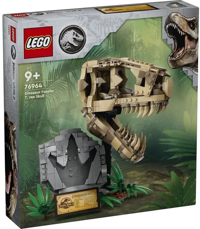 Конструктор Lego Jurassic World Скам`янілості динозаврів: череп тиранозавра 577 деталей (76964)