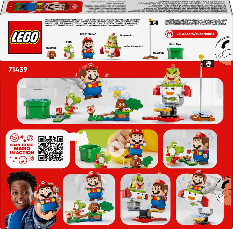 Конструктор Lego Super Mario Пригоди з інтерактивним Lego Маріо 218 деталей (71439)