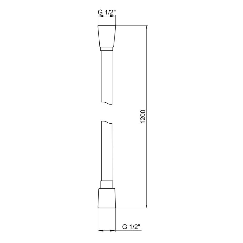    Qtap Hadice 1,2 (QTHADPVC120B)