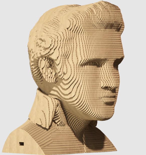 Фото картонный конструктор cartonic 3d puzzle elvis (cartmelv)