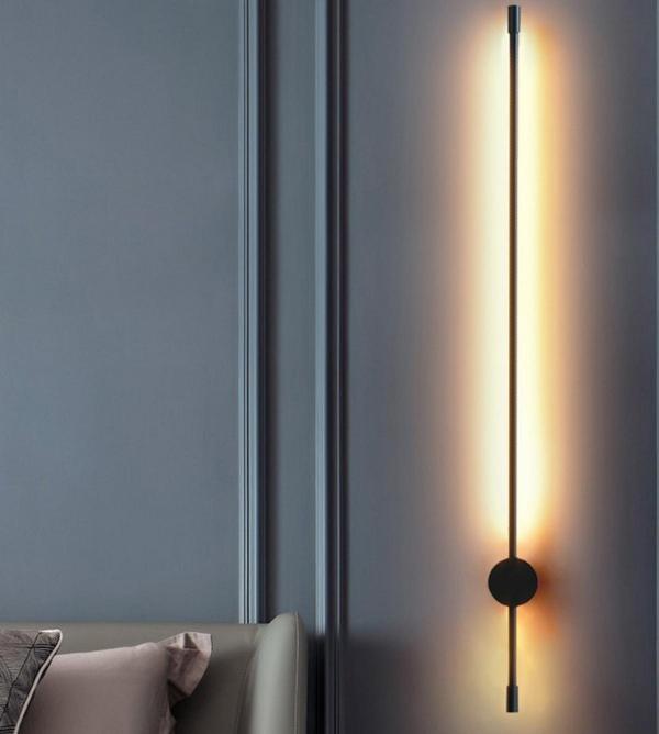   kloodi wall light wa-br712 100 bk 20w ip20