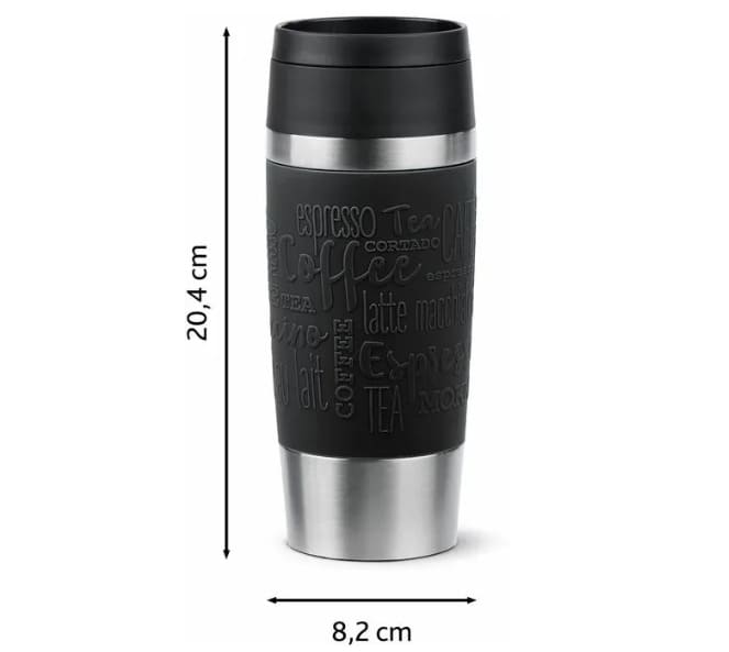 Термочашка Tefal Travel Mug Classic 360мл чорний (N2020210)