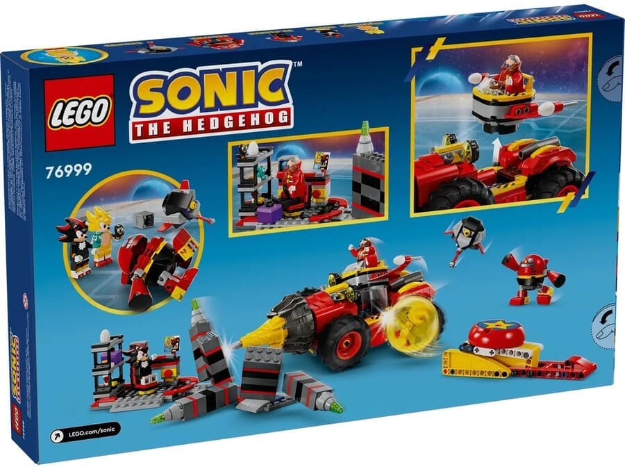 Конструктор Lego Sonic the Hedgehog Супер Сонік проти Яйця-бурильника 590 деталей (76999)