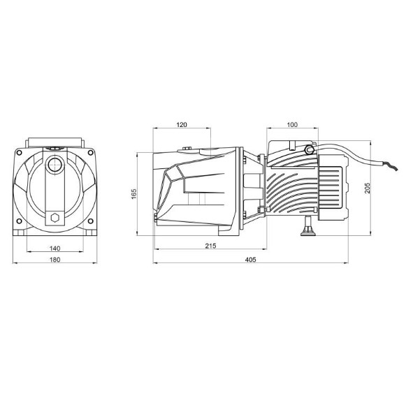 Насос самососающий центробежный PUMPMAN TJSW/10M 0,75кВт (PUMPMANTJSW/10M)