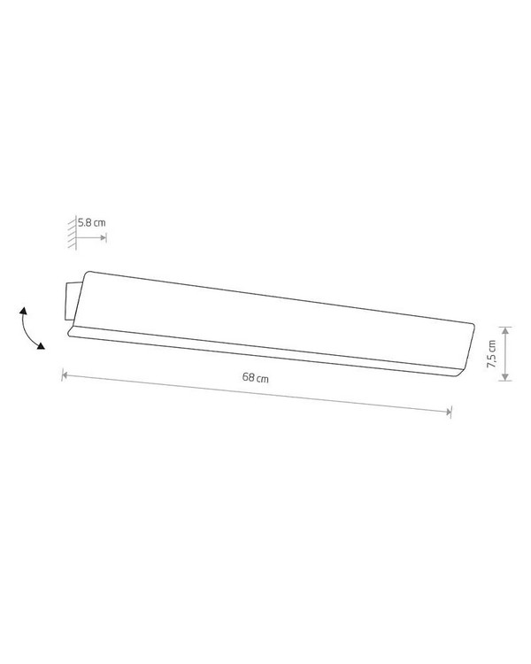  Nowodvorski WING Led Black (7550)