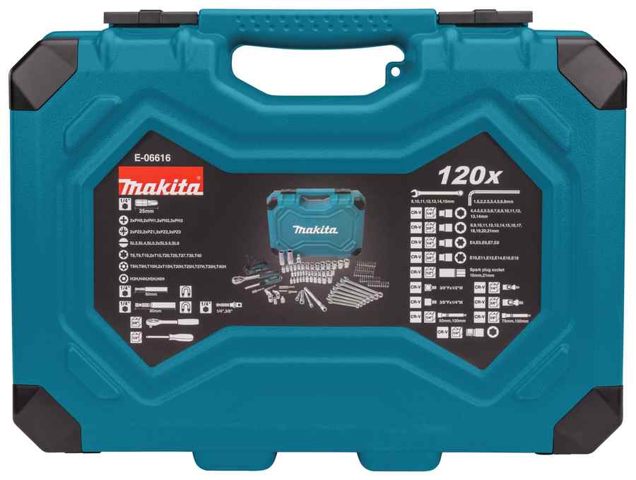 Набір інструменту Makita 120шт (E-06616)