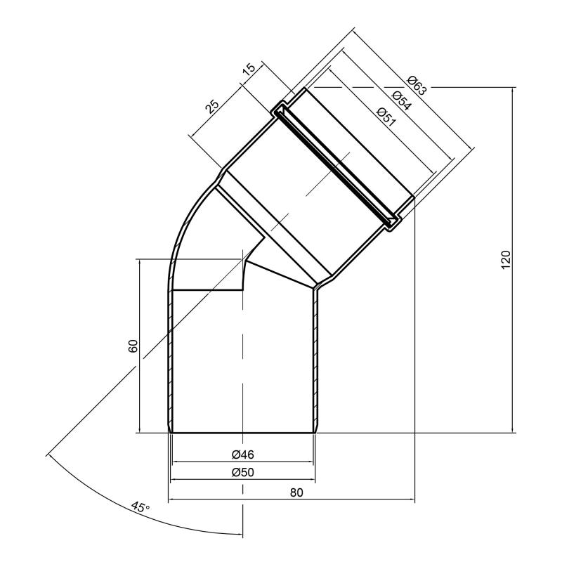    TA Sewage 50 45 (TASEBPP4550)