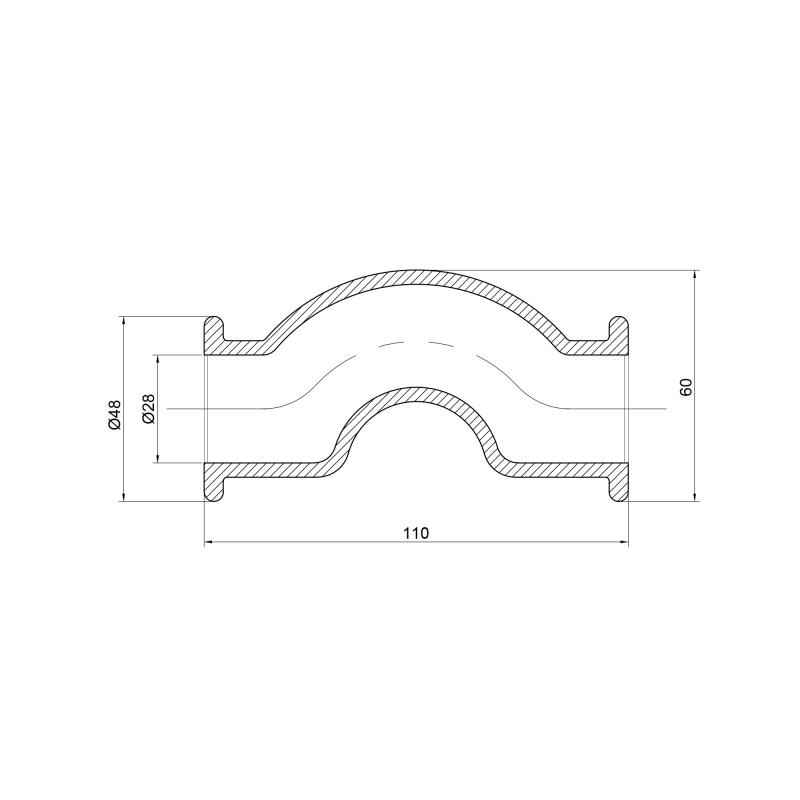 Обвод Thermo Alliance PPR 32мм (DSJ103)