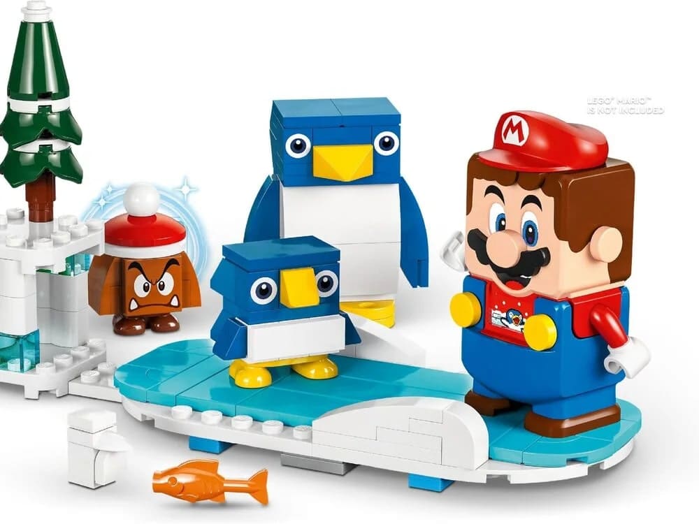 Конструктор Lego Super Mario Снігова пригода родини penguin. Додатковий набір 228 деталей (71430)