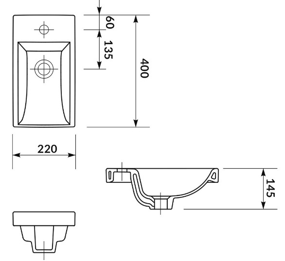  Cersanit Como 40x22 (K32-001-EX1)