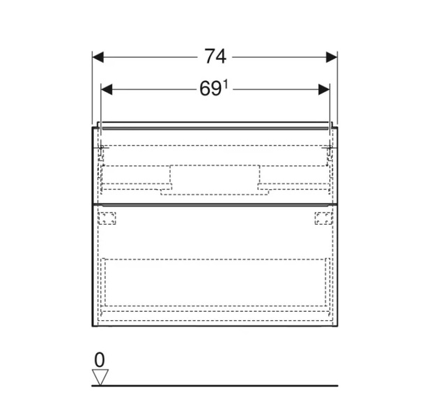    Geberit iCon 74x47,6x61,5 (502.304.01.3)